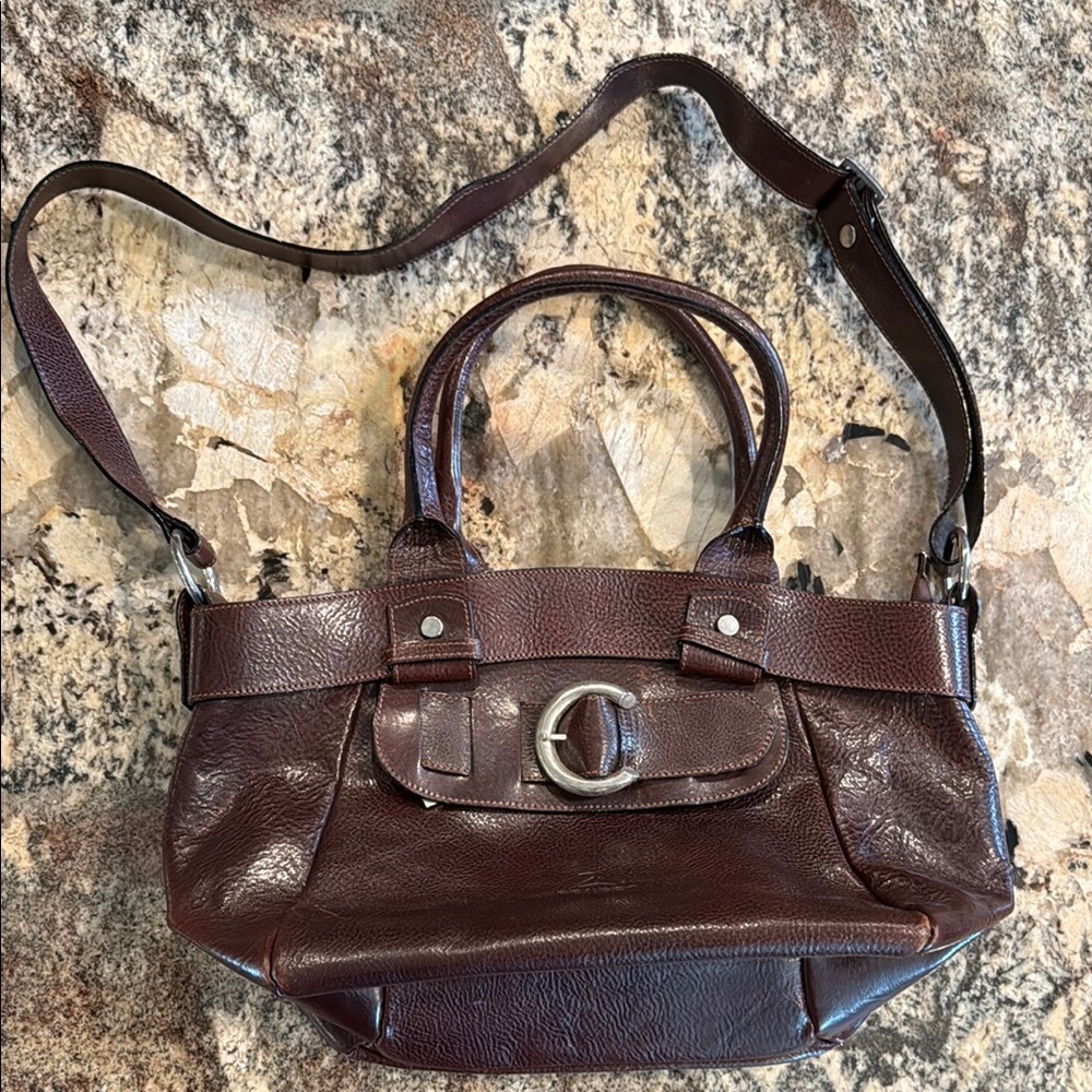 Condor Brown Italian Leather Handbag